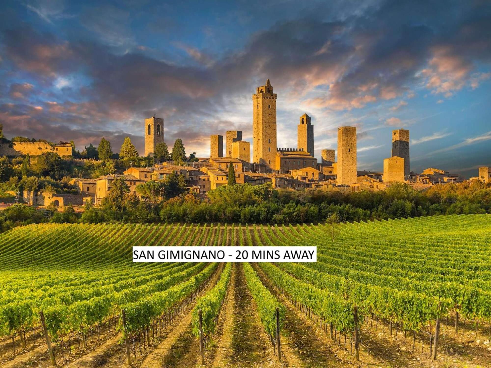 LaCollinaTuscany between San Gimignano&Volterra Buitenkant foto